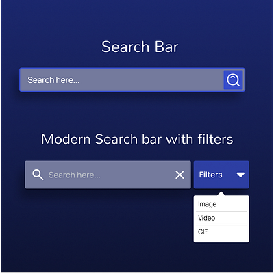 ✨ Day 9 of #100DaysOfDesign – Modern Search Bar UI ✨