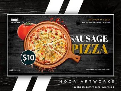 Restaurant Cafe Promotional Posters (For Print & Social Media) flyer menu posters postets promotion restaurant