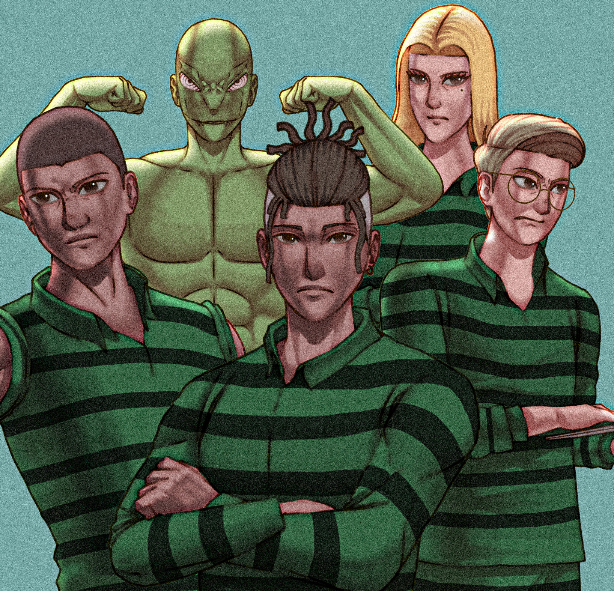 Shook Prison animation anime artwork branding character design character illustration design drawing graphic design icon illustration illustrator logo manga merch minimal sketch tshirtdesign typography