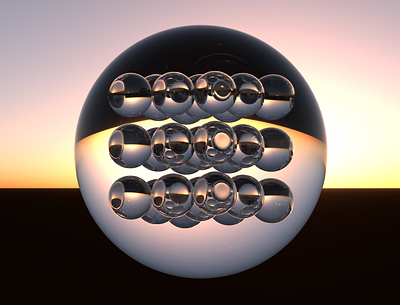 " INFINITE COSMOS " 3d 3dart abstract art c4d glass material motion graphics octane rendering