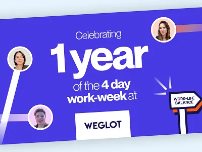 Weglot - 4 Day Work-Week branding design graphic design