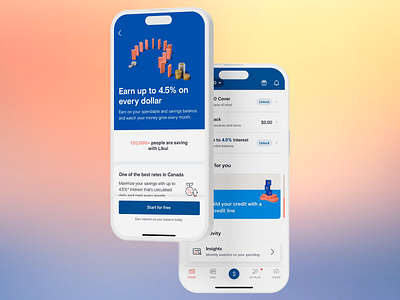 Mobile Savings App app app interface balance budgeting app budgeting tools clean layout credit data visualization finance finance management fintech income tracking mobile app design mobile banking mobile payment online banking savings ui ux design virtual money