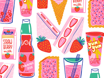 American Snacks! by Carina P on Dribbble