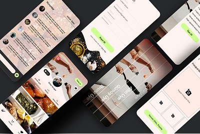Recipe App app design food app graphic design recipe app ui ux uı design