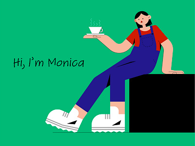 Monica Geller, Friends character design friends graphic design illustration pop culture tv show vector