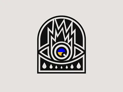 Stop the war! badge geometric illustration stop the war support ukraine ukraine vector illustration war in ukraine