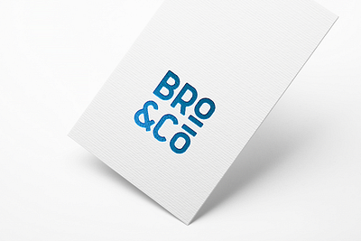 BRO & CO brand branding design graphic design logo minimal modern print simple typography