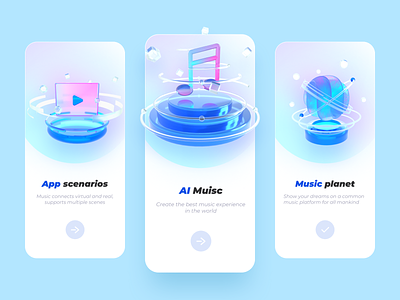 AI Music | Start pages 3d blender c4d guide pages music open screen