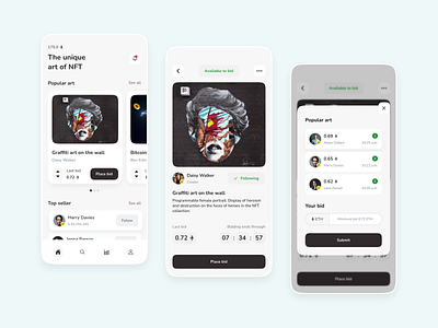 NFT Marketplace app daily ui design design insperation graphic design ui ui design ui trends uiux user interface ux ux design uxui web design