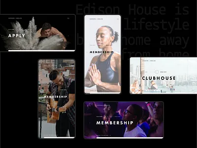 Edison House design ui ui design uiux design webdesign