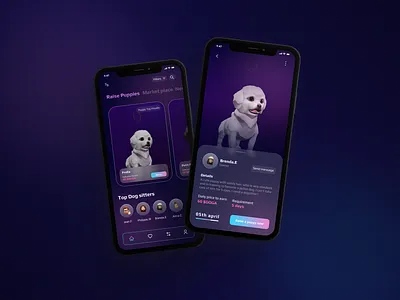 NFT mobile app app design desin graphic design nft starup ui ux web3