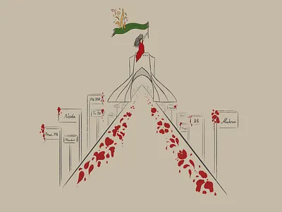 Be the voice Iran deserves art digital art digital painting drawing graphic design illustration iran mahsa amini painting