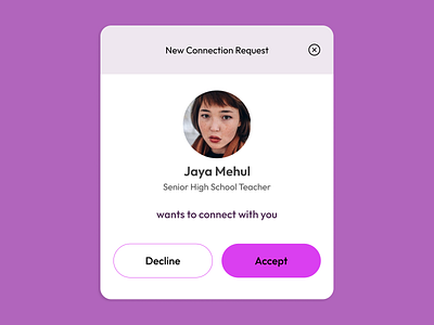 Pending Invitation app app design branding dailyui dailyui78 dashboard day78 design design ui freelancer illustration invitation logo pending pop up purple ui vector voilet website