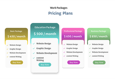 ✨ Day 12 of #100DaysOfDesign – Pricing Plan UI ✨