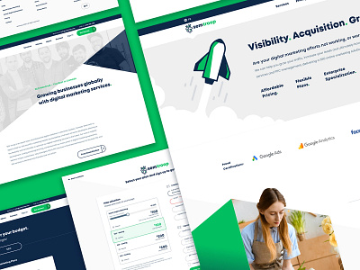 Digital Marketing Website Design graphic design ui ux webdesign