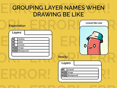 HUMAN ERROR! artist belike fact graphic design illustration meme