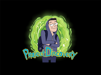 Project Discovery green adventure branding cartoon design graphic design icon icon set illustration jarry morty portal project rick sci-fi science space syfy tv series vector