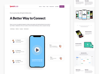 Enjoy - case study case study clean design enjoyn launchcode mobile portfolio previous work project project page react simple sketch tech ui ux website website design