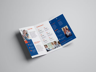 Trifold Brochure agency annual report catalog clean design foldable folded illustration indesign indesign files magazine master pages paragraph style portfolio template prentation print printable template trifold brochure working