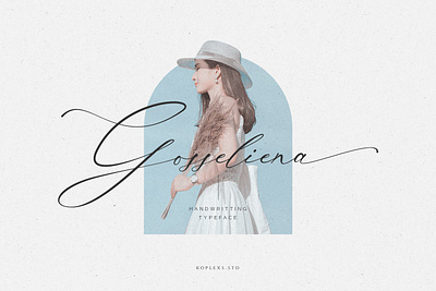 Gosseliena - Handwritten Signature Font cursive fonts display fonts handwriting fonts handwritten playfull typeface wedding fonts