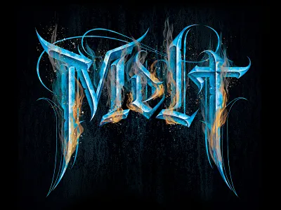 Melt - Book Cover Title Lettering blackletter branding calligraphy design graffiti graphic design illustration lettering logo vector
