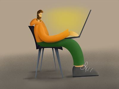 Work Hard art artwork drawing illustration illustrator procreate