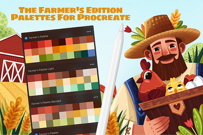 The Farmer’s: Procreate Brushes book brush brush set brushes bundle drawing farmer farmers illustration illustrator kids palettes photoshop playful procreate procreate art procreate brush procreate brushes procreate illustration sketching