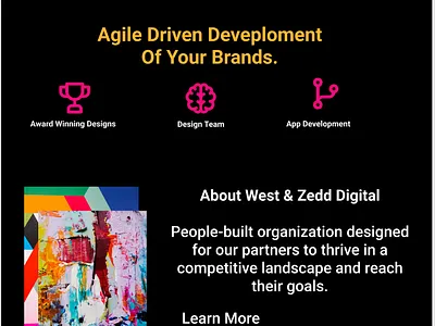 West & Zedd Digital Agency app design logo ui ux