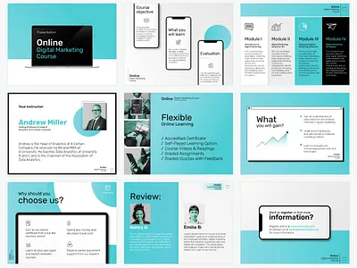 Digital Marketing Business Presentation GraphicsMarket.net business presentation creative design freebies graphic graphics graphicsmarket.net template