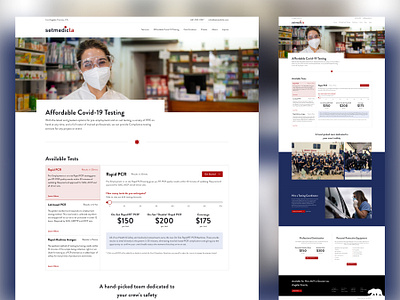 Set Medic LA - Covid Testing Landing Page