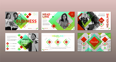 Gradient Business Presentation Template GraphicsMarket.net business creative design freebies graphic graphics graphicsmarket.net presentation template