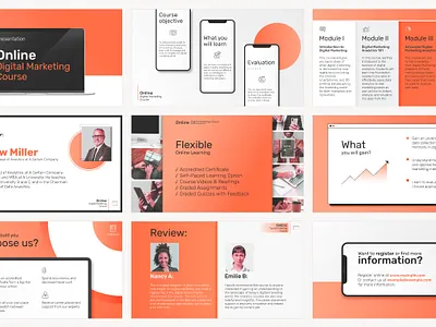 Digital Marketing Presentation Templates PSD GraphicsMarket.net creative design freebies google slide graphic graphics graphicsmarket.net keynote poweerpoint template