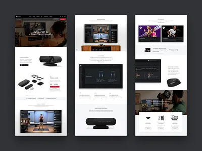 Peloton Guide Product Page eccomerce plp page product page ui design ux design web design