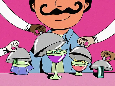 Cocktail Tasting Menu alcohol booze cocktail editorial illustration illustration liquor vinepair