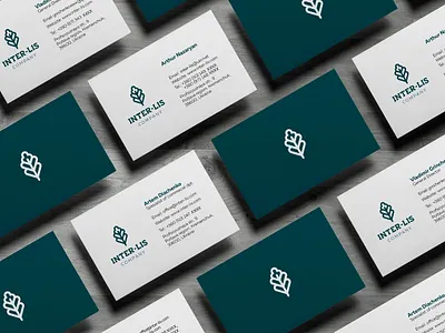 Inter-lis Company BC bc branding business card design graphic design identity logo