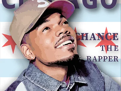 Chance The Rapper Album Cover Concept album albumcover chance design graphic design illustration illustrator music typography vector