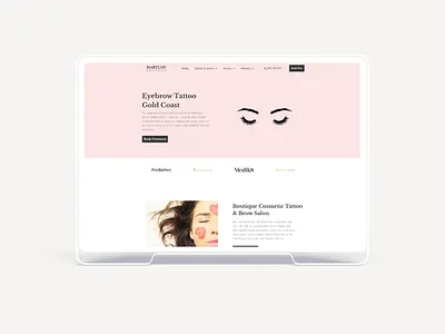 Beauty Salon Website: Design + Writing + Strategy + SEO beauty parlour beauty salon beauty salon website branding copywriting health beauty website