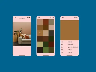 Color Picker app branding design graphic design illustration logo typography ui ux vector