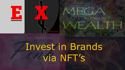 Invest in Brands via NFT’s branding bryanlong currency design digital graphic design icon logo ntfs