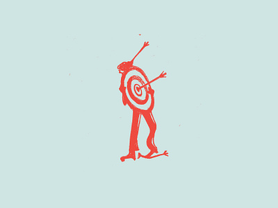 Targets concept drawing web illustration