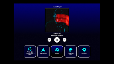 DailyUi 34 Car Interface dailyui