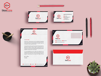 Hexa Prime Business Card Design | Social Media Design advertisement awesome best business card business card design business card template business cards card design classy design facebook illustration instagram latest logo minimal modern post social media ads trending