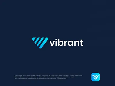 Modern V Letter Logo app icon branding designer letter logo letter v logo logo logo design modern logos v v letter logo v logo vibrant vibrant logo