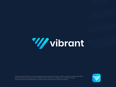 Modern V Letter Logo app icon branding designer letter logo letter v logo logo logo design modern logos v v letter logo v logo vibrant vibrant logo