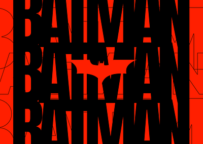 Batman typo art batman branding concept concept design design figma illustration logo typography