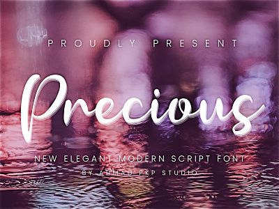 Precious Font Script 3d animation app branding design flat graphic design handwriting icon illustration illustrator logo minimal typography ui ux vector web website wedding