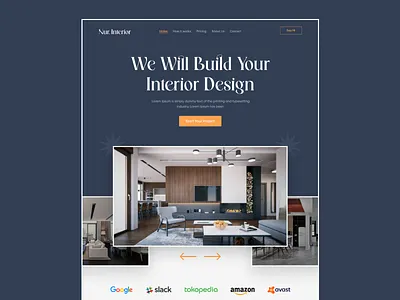 Interior Design Website agency architect architecture art clean decoration design furniture home home decoration homedecor interior design landing page living room minimalist real estate ui designer ui ux visual designer website