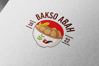 Hand drawn Bakso logo or Indonesian meatball logo bakso bowl delicious drawn food logo handrawn indonesia indonesian meatball meatballs yummy