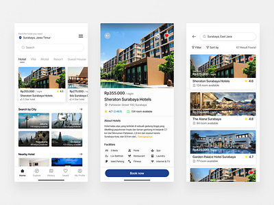 Hotel Booking Mobile App android app ios app iosapp mobileapp ui uiux design