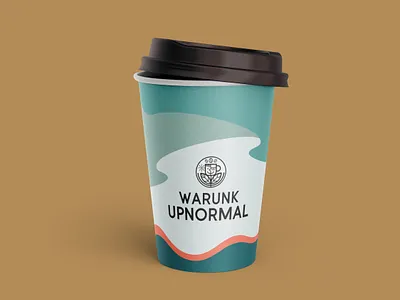 Mockup Cup Redesign Warunk UpNormal Cup Coffee branding design graphic design illustration vector